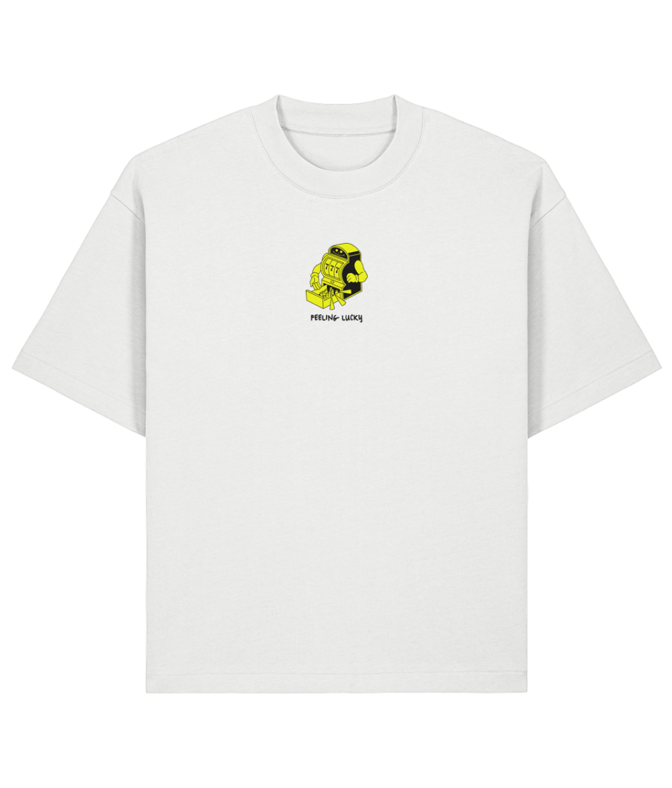 FEELING LUCKY WHITE T-SHIRT